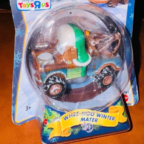 Disney Pixar Cars Christmas Ornament Whee-Hoo Winter Mater diecast vehicle - Picture 3 of 7